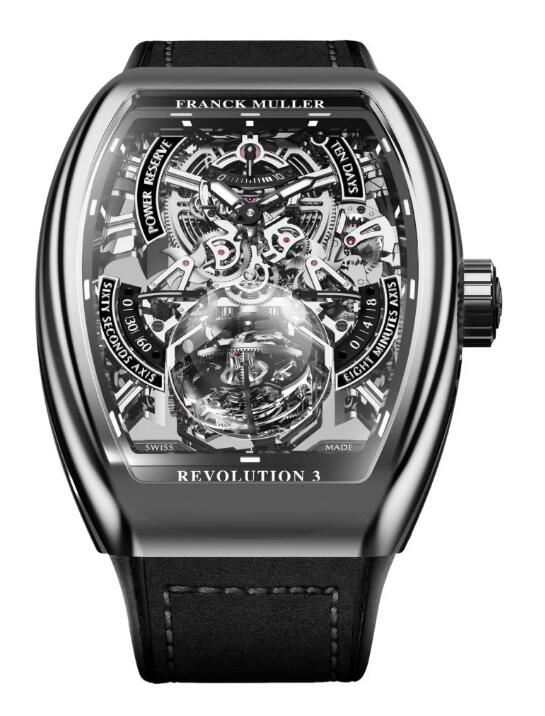 Franck Muller Vanguard Revolution 3 Skeleton Review Replica Watch Cheap Price V 50 REV 3 PR SQT (NR) AC